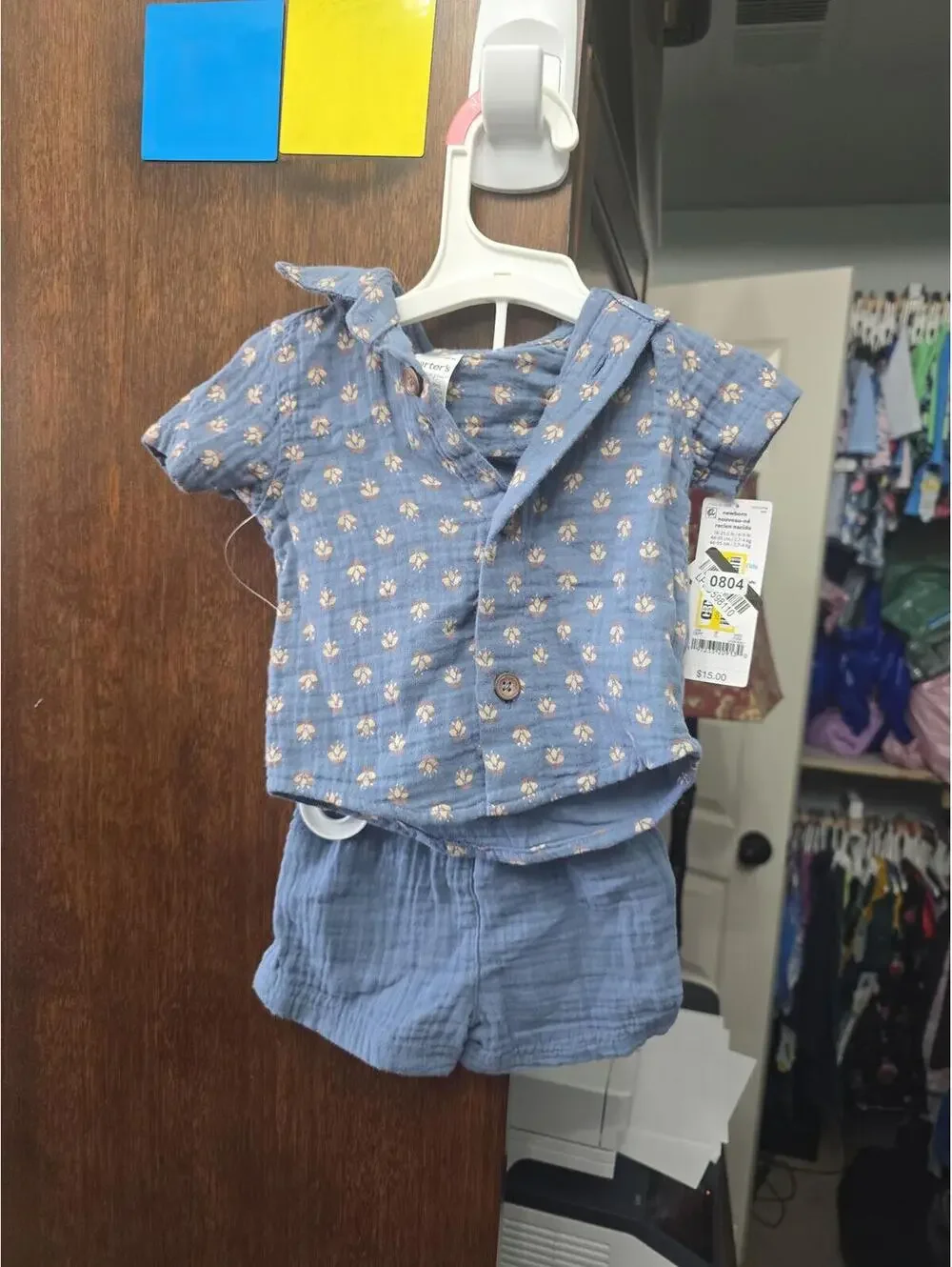 newborn brand new shorts outfit set from carter's item 804